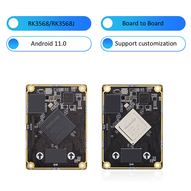 RK3568J RK3568 Styrelse för att gå ombord på Core Board